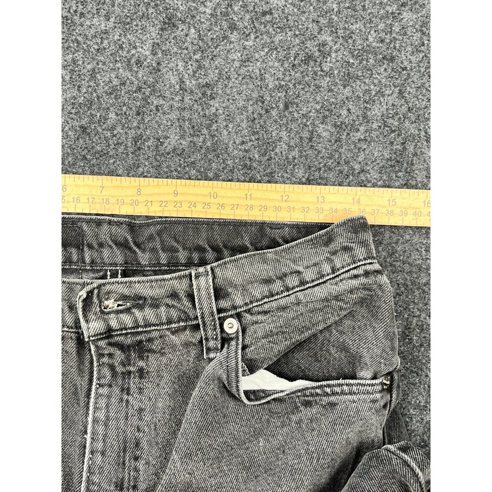 Vintage Levi's 550 Jeans Mens 28x26 Faded Black Gray USA Made Relaxed Tapered - Picture 5 of 10